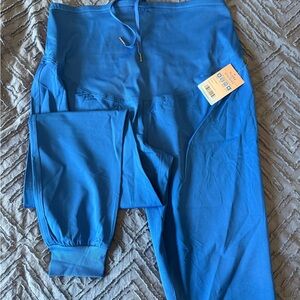 Maternity Blue Jogger scrub Pants